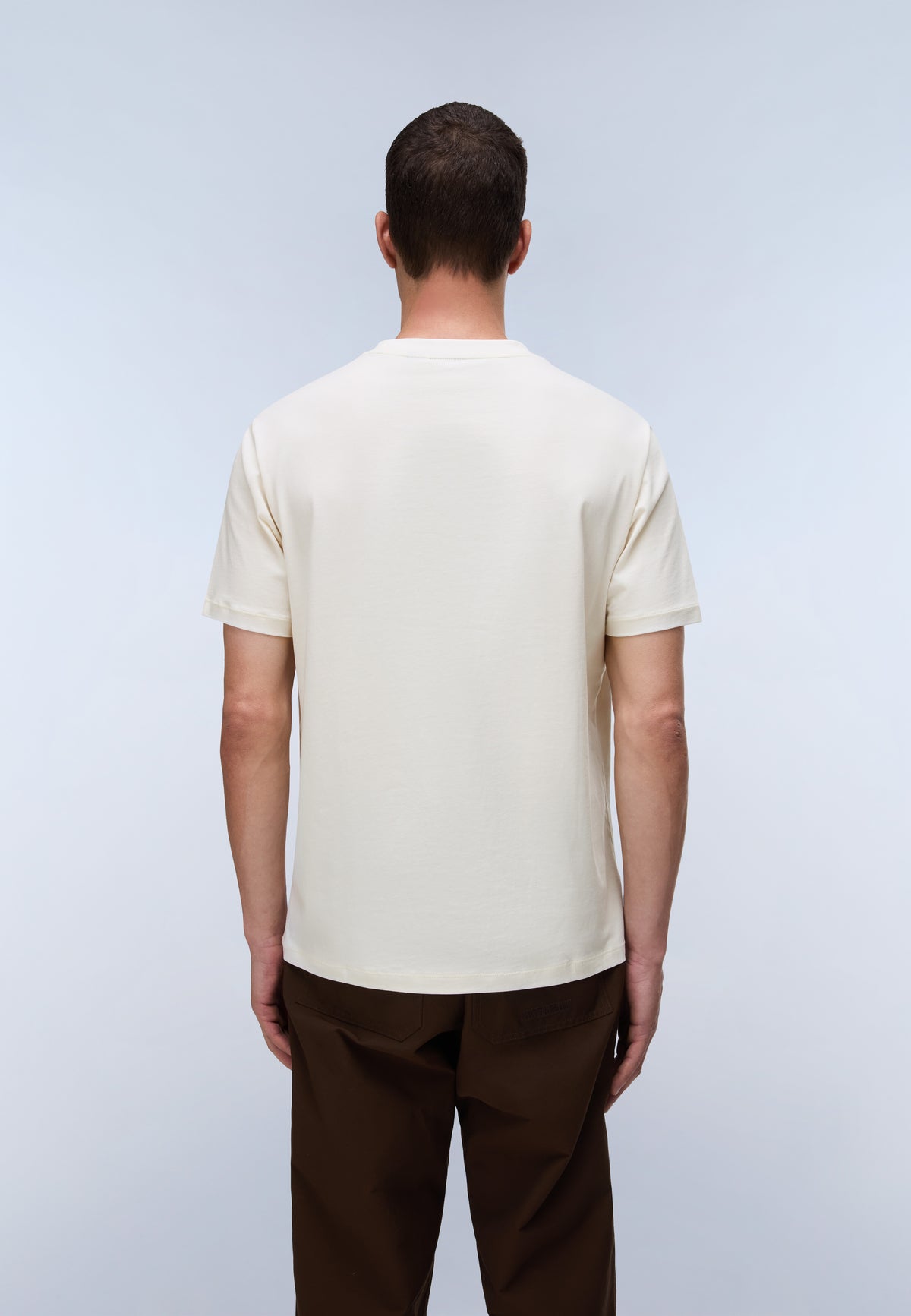 Napapijri Sunda White Whisper Mens T-Shirt Back View