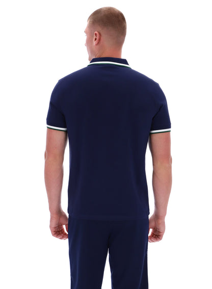 Sergio Tacchini - Nanto Zip Polo - Maritime Blue