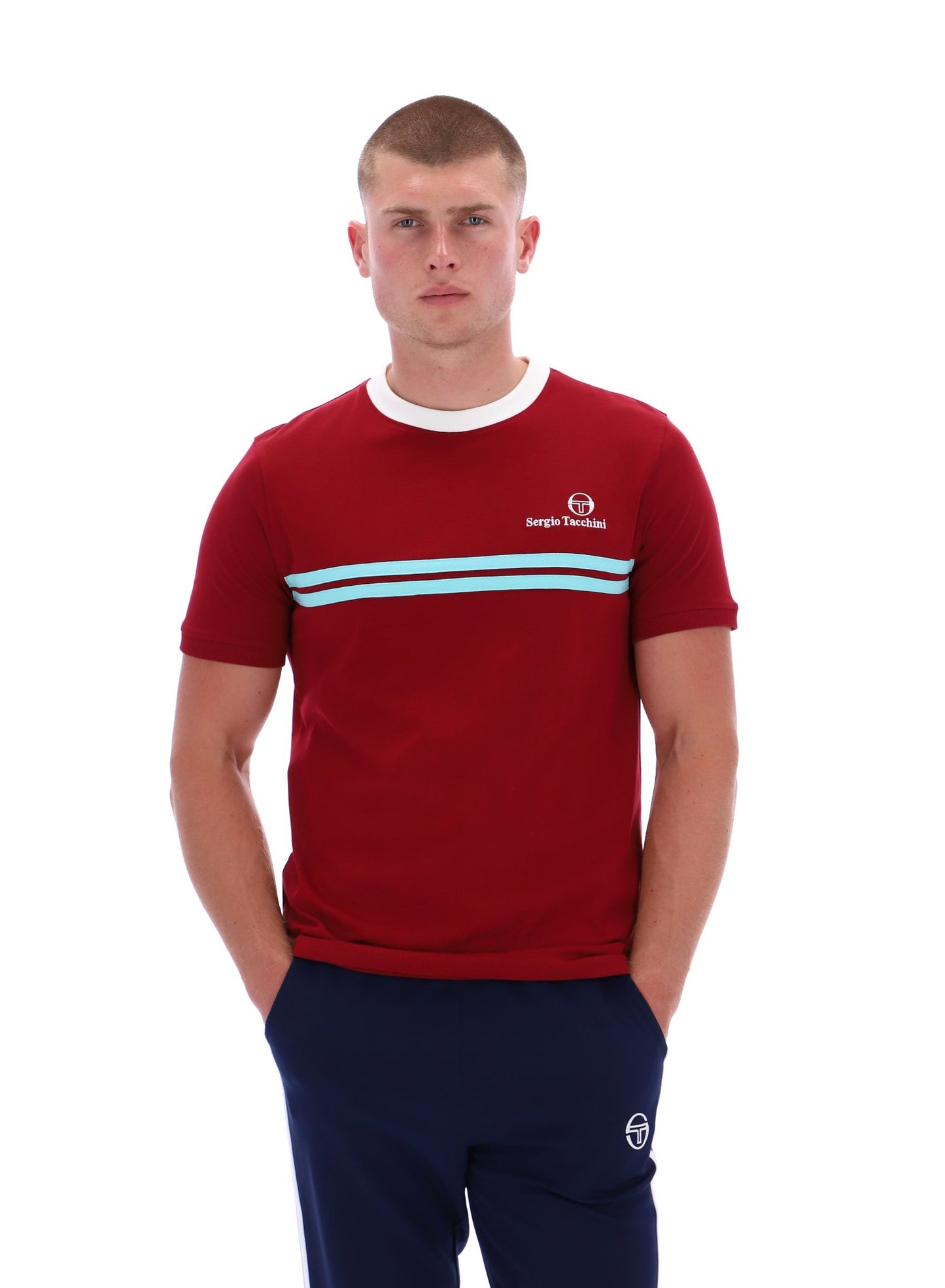 Sergio Tacchini - New Supermac Tee - Rhubarb