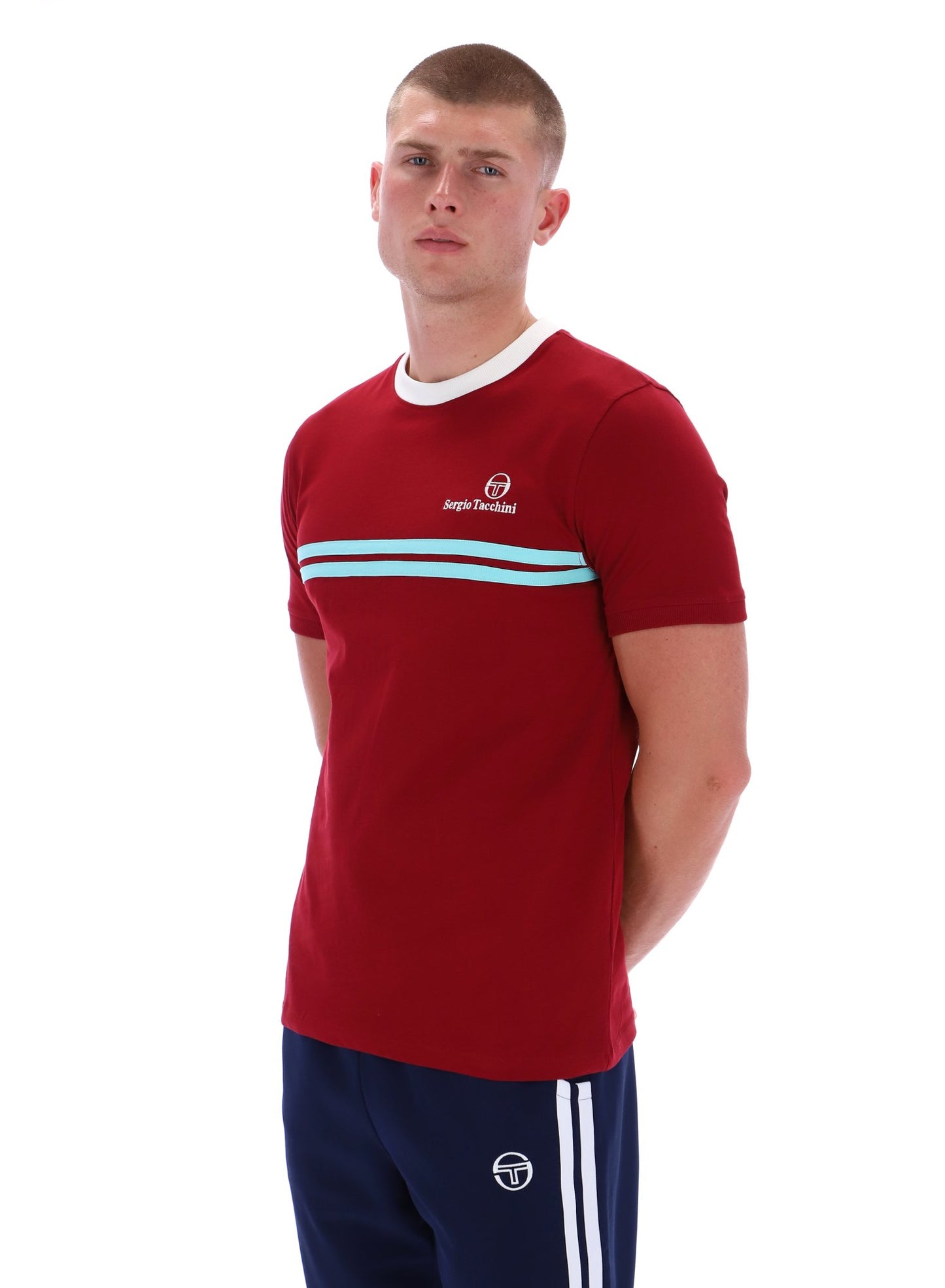 Sergio Tacchini - New Supermac Tee - Rhubarb