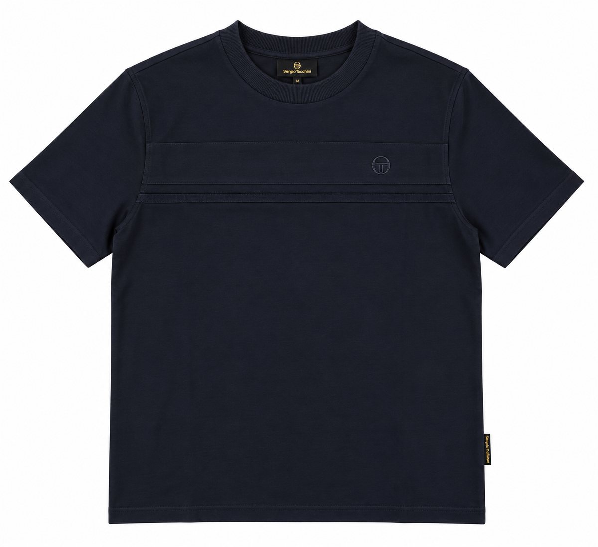 Sergio Tacchini Tonal Dama T-Shirt Triple Black Front View