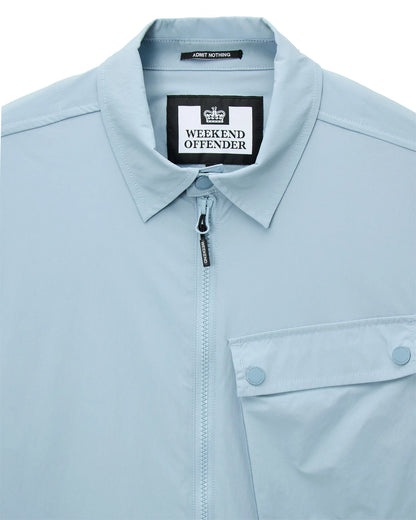 Weekend Offender | Southbank Over-Shirt - Blue Tourmaline
