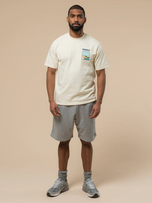 Penfield - Block Landscape Graphic Tee - Vanilla ice