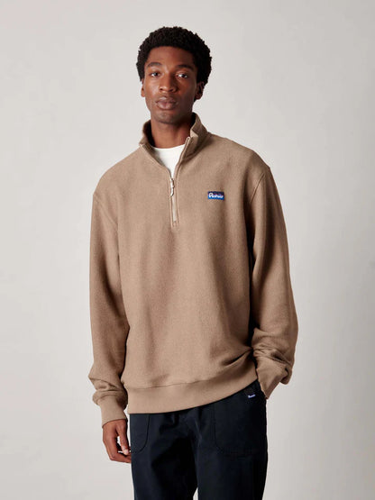 Penfield - Berkley Textured Half Zip Funnel - Lead Gray