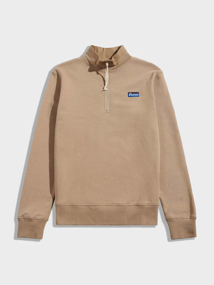 Penfield - Berkley Textured Half Zip Funnel - Lead Gray