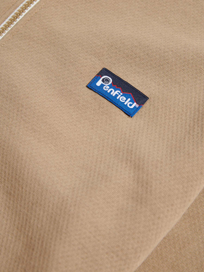 Penfield - Berkley Textured Half Zip Funnel - Lead Gray