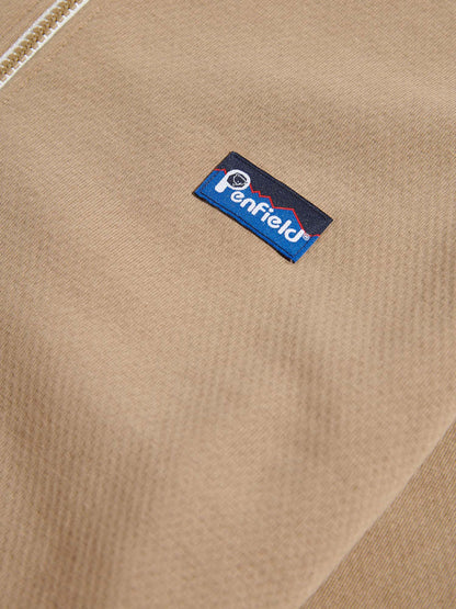 Penfield - Berkley Textured Half Zip Funnel - Lead Gray