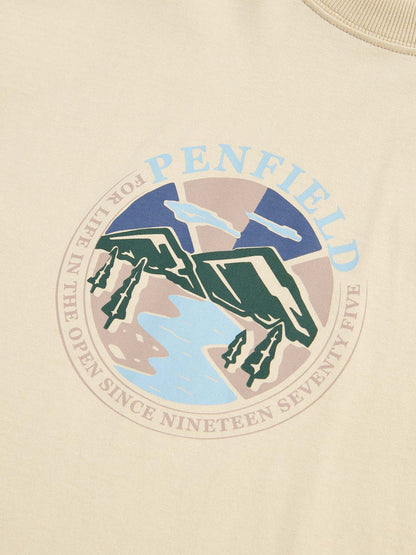 Penfield - Riverview Tee - Brown Rice
