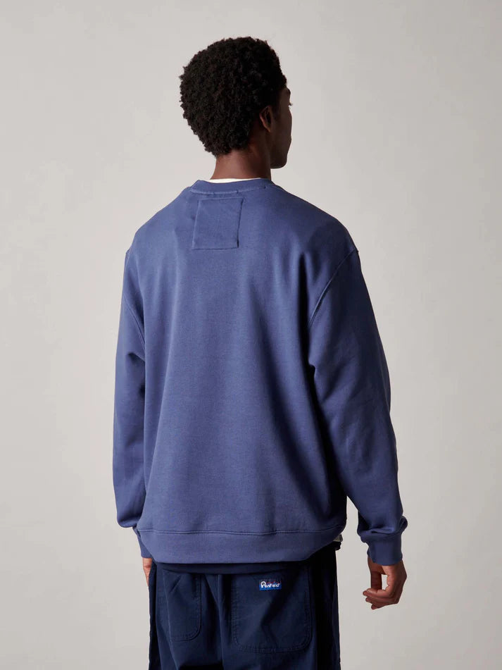 Penfield - 50th Anniversary Embroidered Crew - Indigo Blue