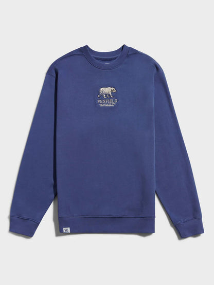 Penfield - 50th Anniversary Embroidered Crew - Indigo Blue