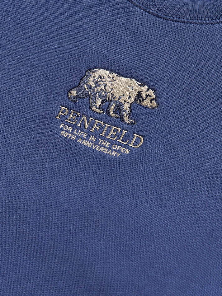 Penfield - 50th Anniversary Embroidered Crew - Indigo Blue