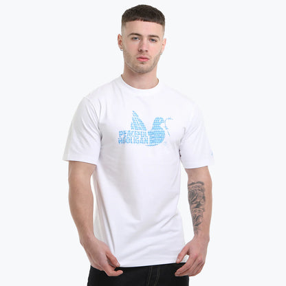 Peaceful Hooligan | 90's Dove T-shirt - White