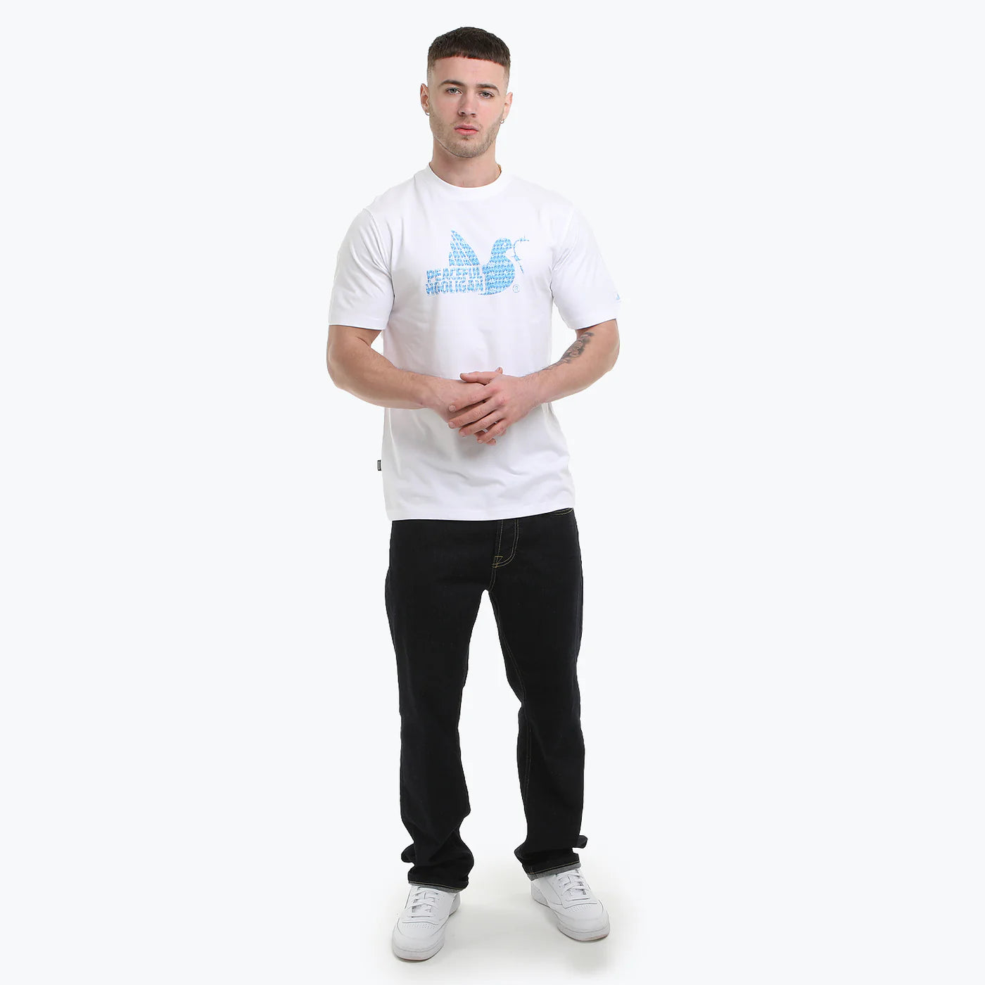 Peaceful Hooligan | 90's Dove T-shirt - White