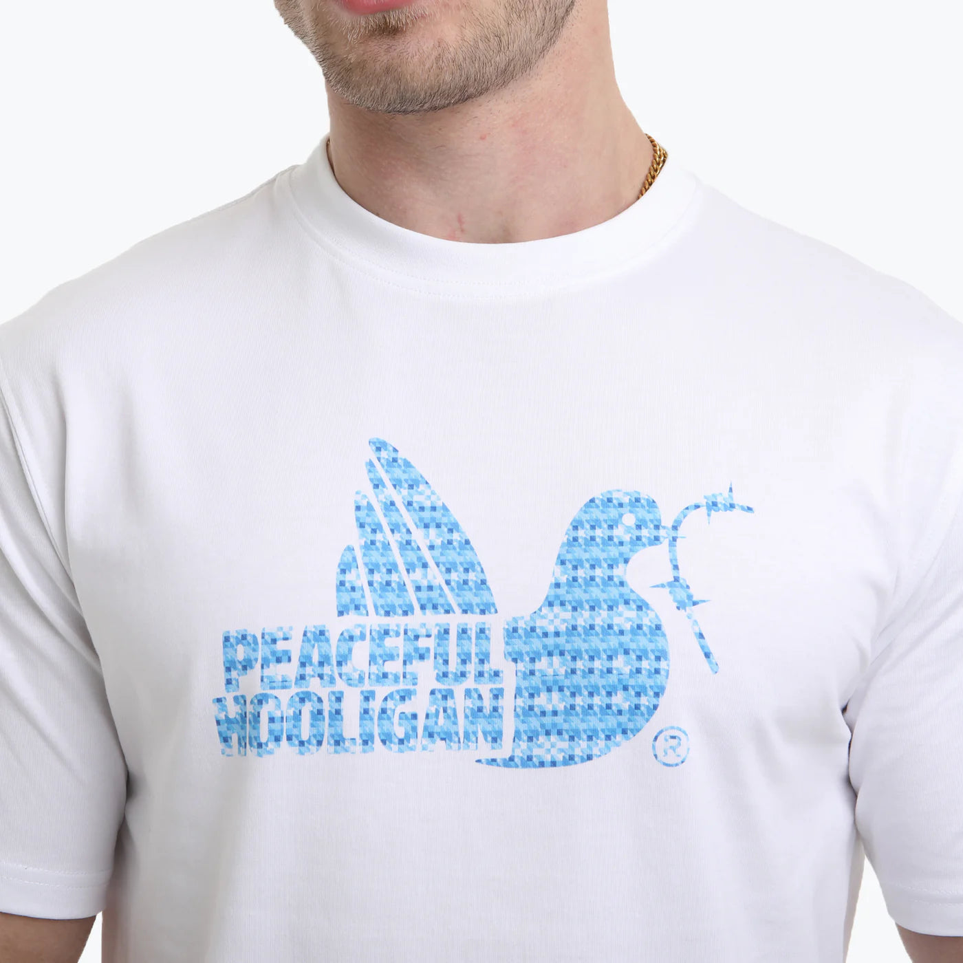 Peaceful Hooligan | 90's Dove T-shirt - White