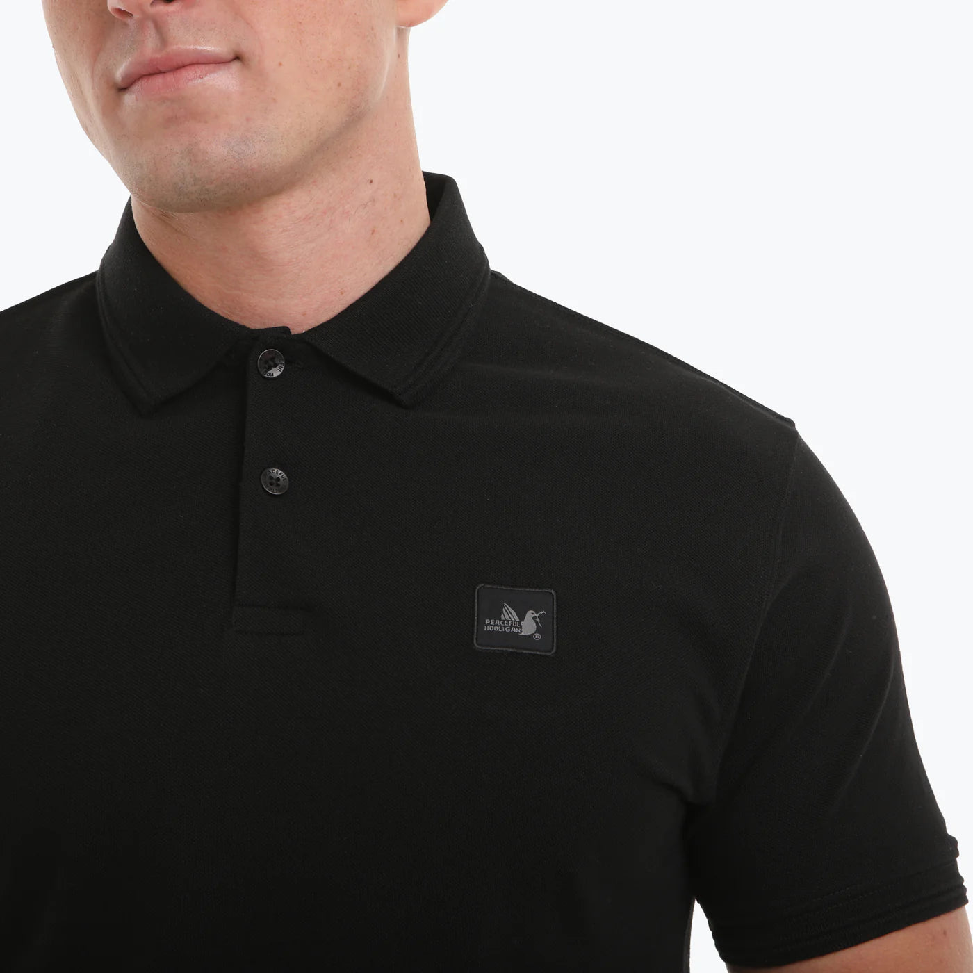 Peaceful Hooligan | Grind Polo - Black