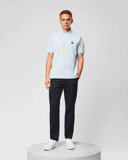 Weekend Offender Heathcote Blue Polo Front View