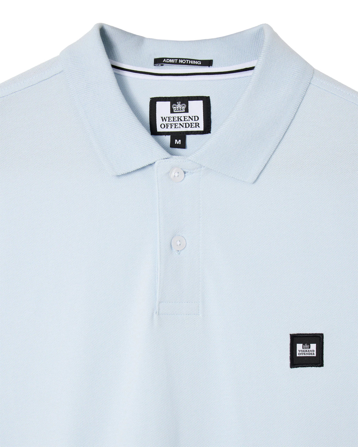 Weekend Offender Heathcote Polo WO Chest Badge Detail