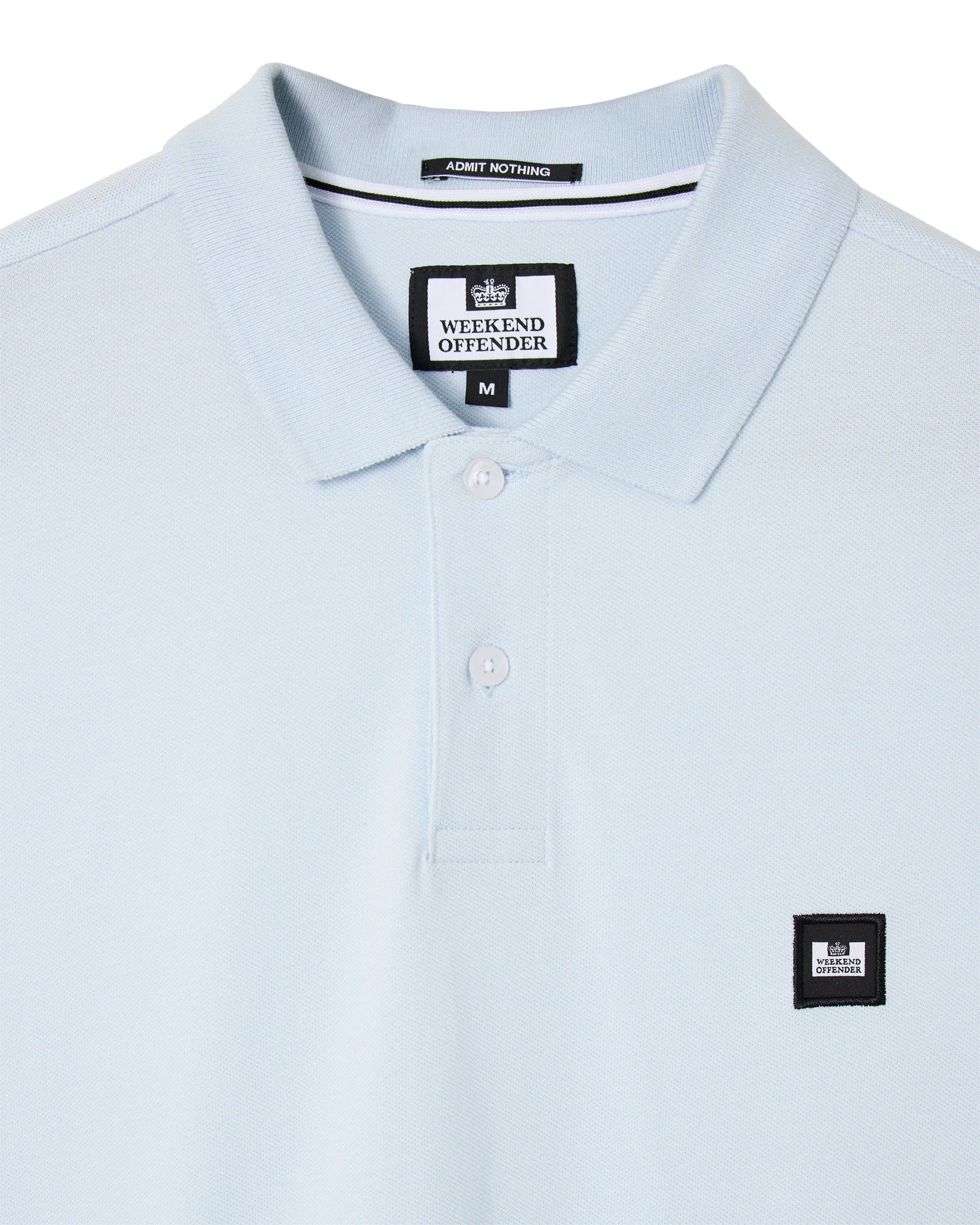 Weekend Offender Heathcote Polo WO Chest Badge Detail