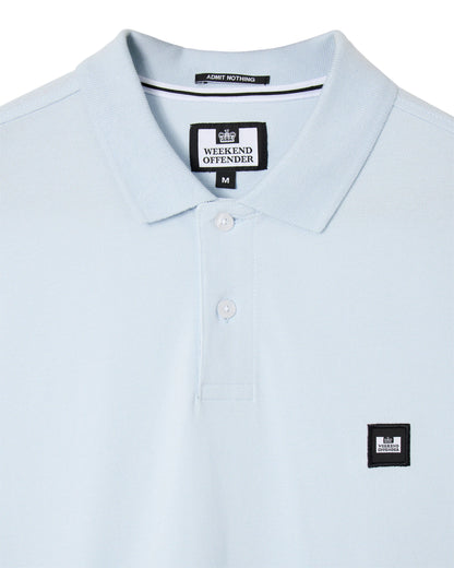 Weekend Offender Heathcote Polo WO Chest Badge Detail