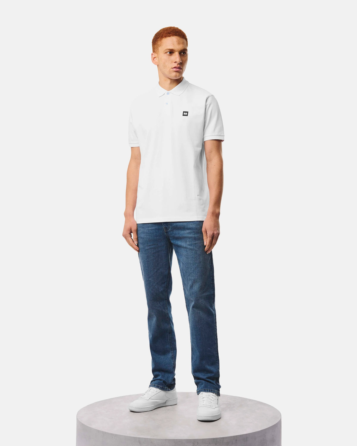 Weekend Offender Heathcote White Mens Polo Shirt