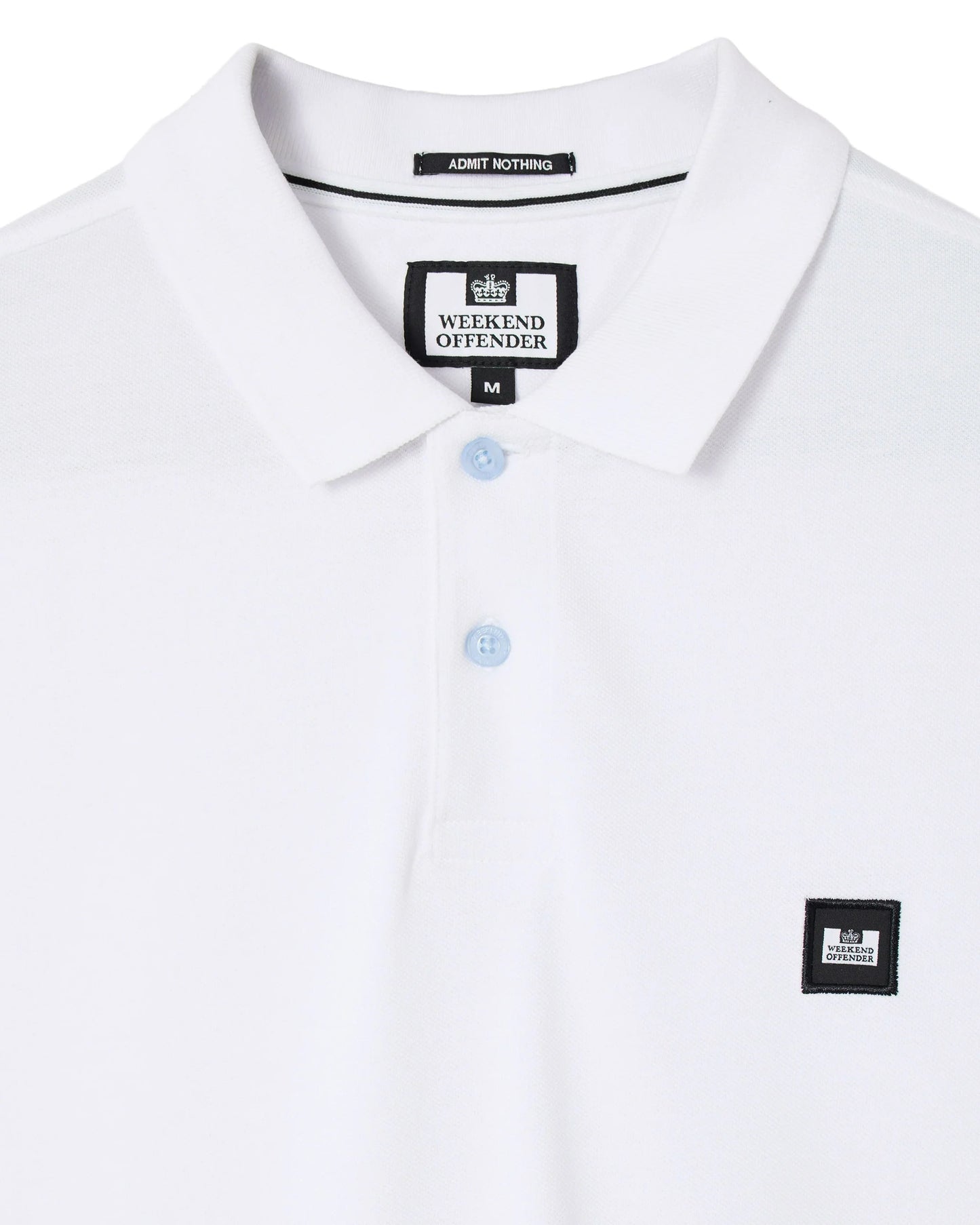 Weekend Offender Heathcote Polo WO Chest Badge Detail