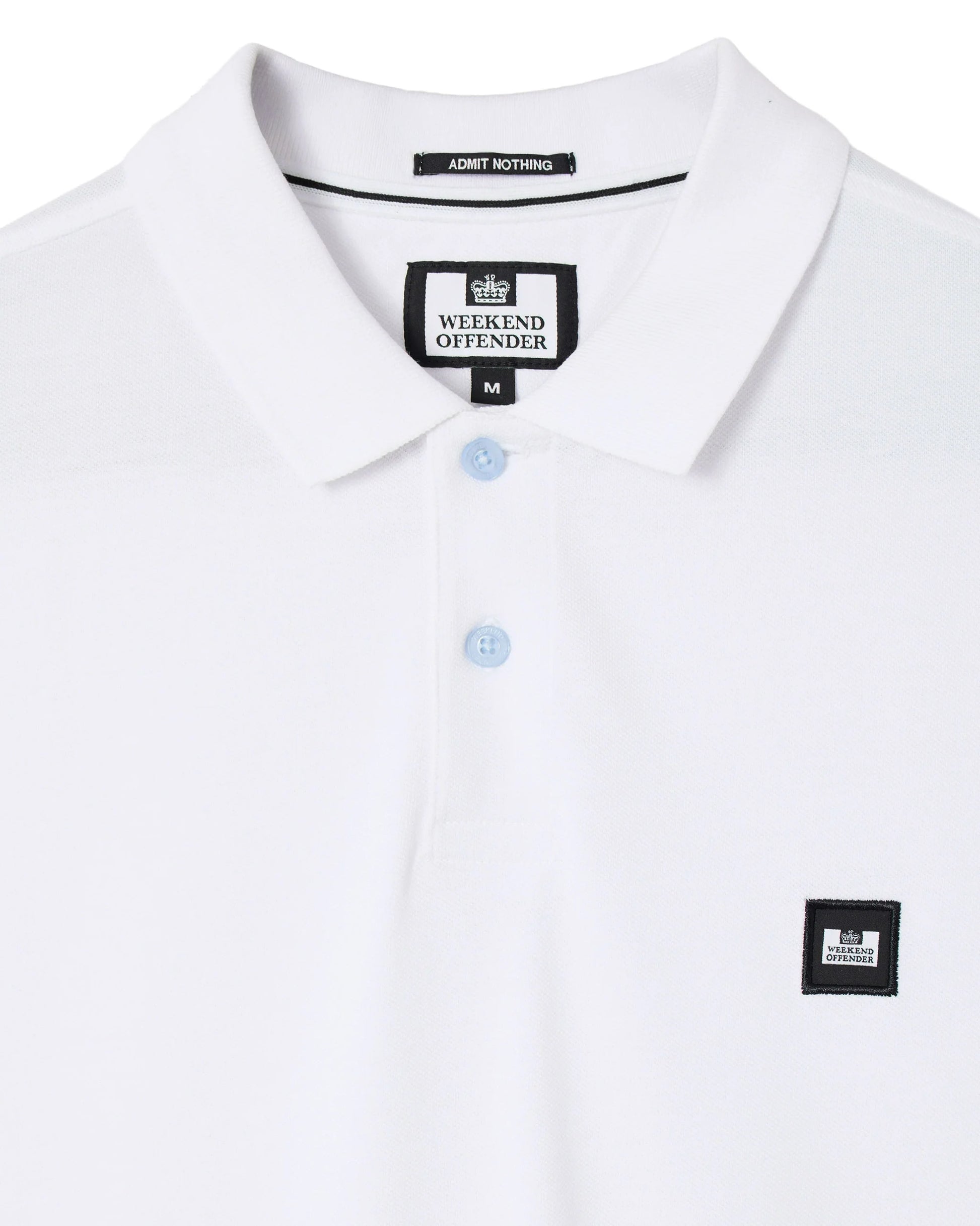 Weekend Offender Heathcote Polo WO Chest Badge Detail