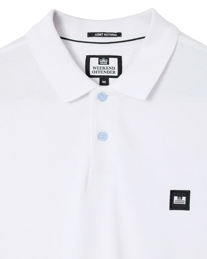 Weekend Offender Heathcote Polo WO Chest Badge Detail