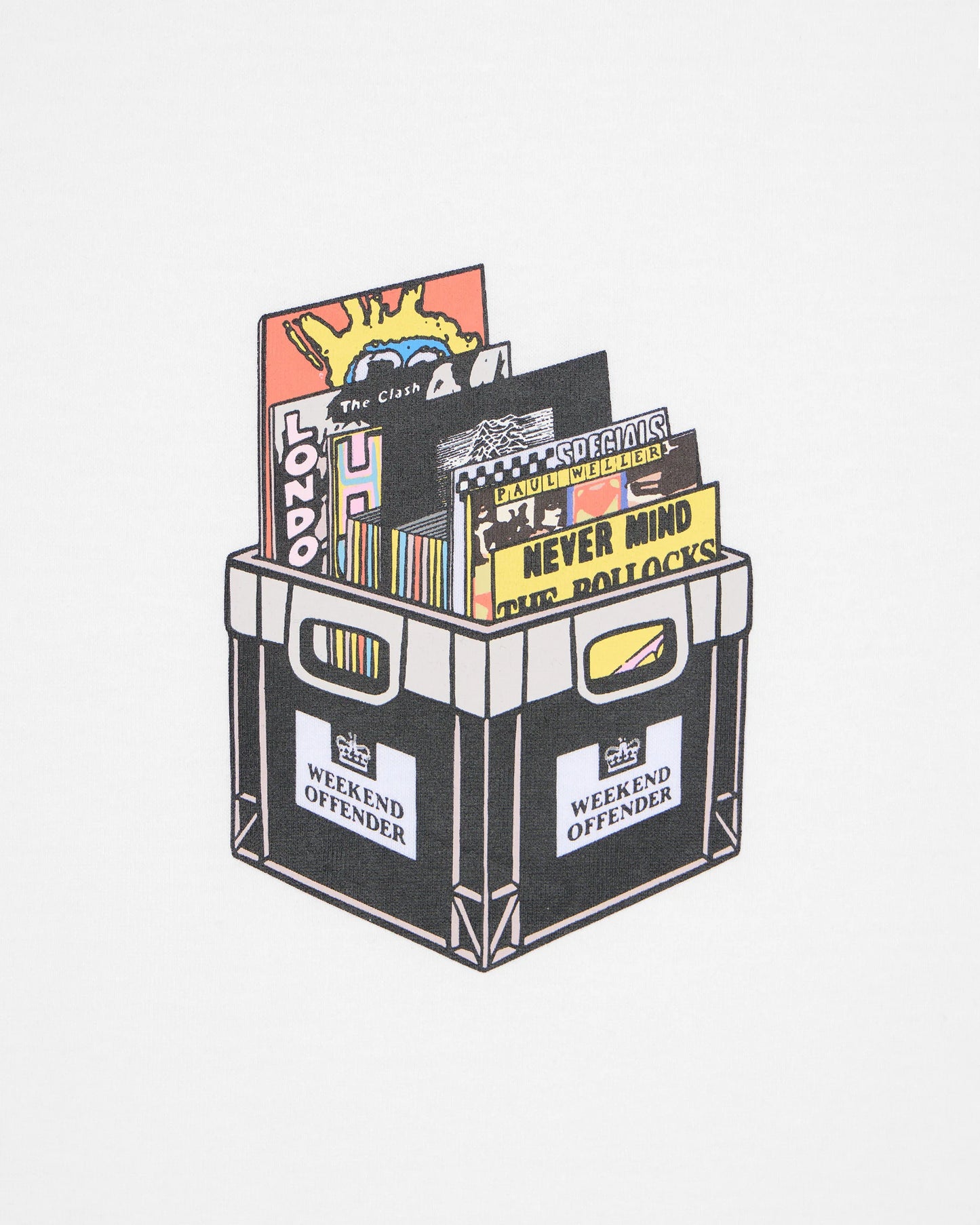 Weekend Offender - Diggin Graphic Tee - White