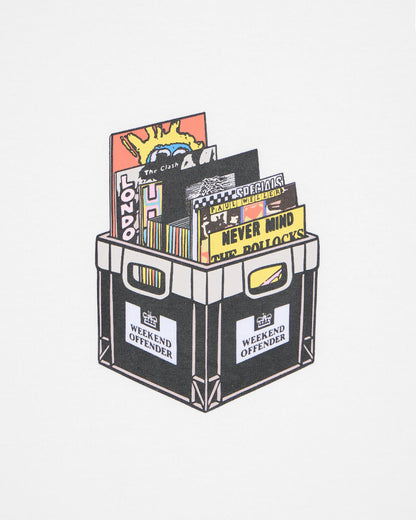 Weekend Offender - Diggin Graphic Tee - White