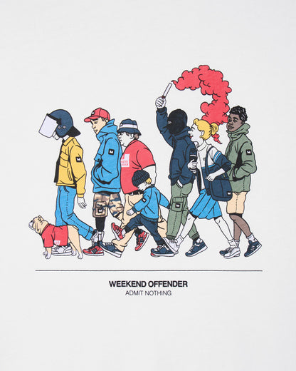 Weekend Offender | Everyone Graphic T-Shirt - White