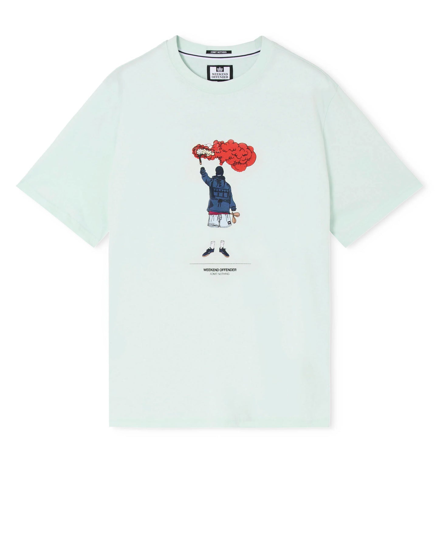 Weekend Offender | Chabet Graphic T-Shirt - Amazonite Green