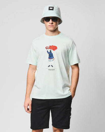 Weekend Offender | Chabet Graphic T-Shirt - Amazonite Green