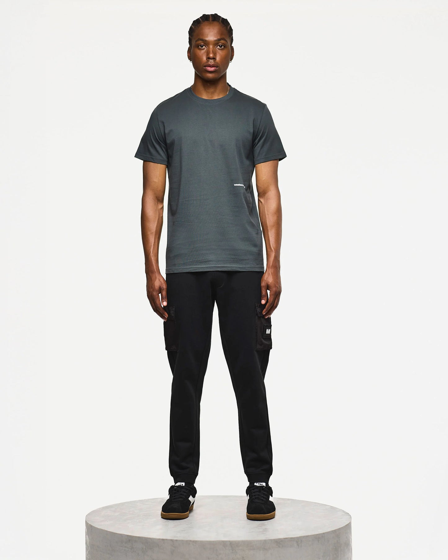 Weekend Offender - Levin Graphic Tee - Cyclone Grey