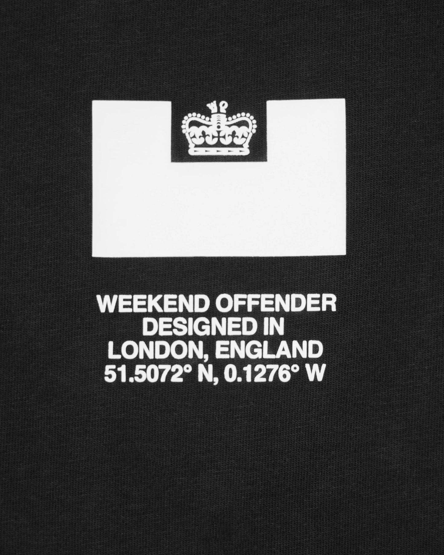 Weekend Offender - Carmine Graphic Tee - Black