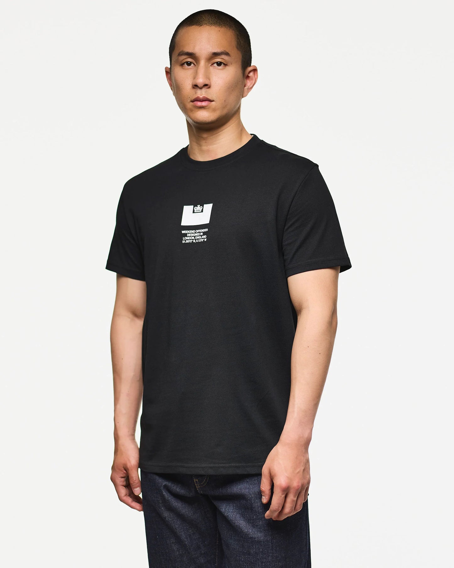 Weekend Offender - Carmine Graphic Tee - Black
