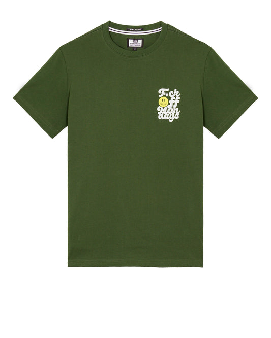 Weekend Offender - F.O.M. Graphic Tee - Bay Leaf Green