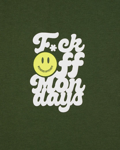 Weekend Offender - F.O.M. Graphic Tee - Bay Leaf Green