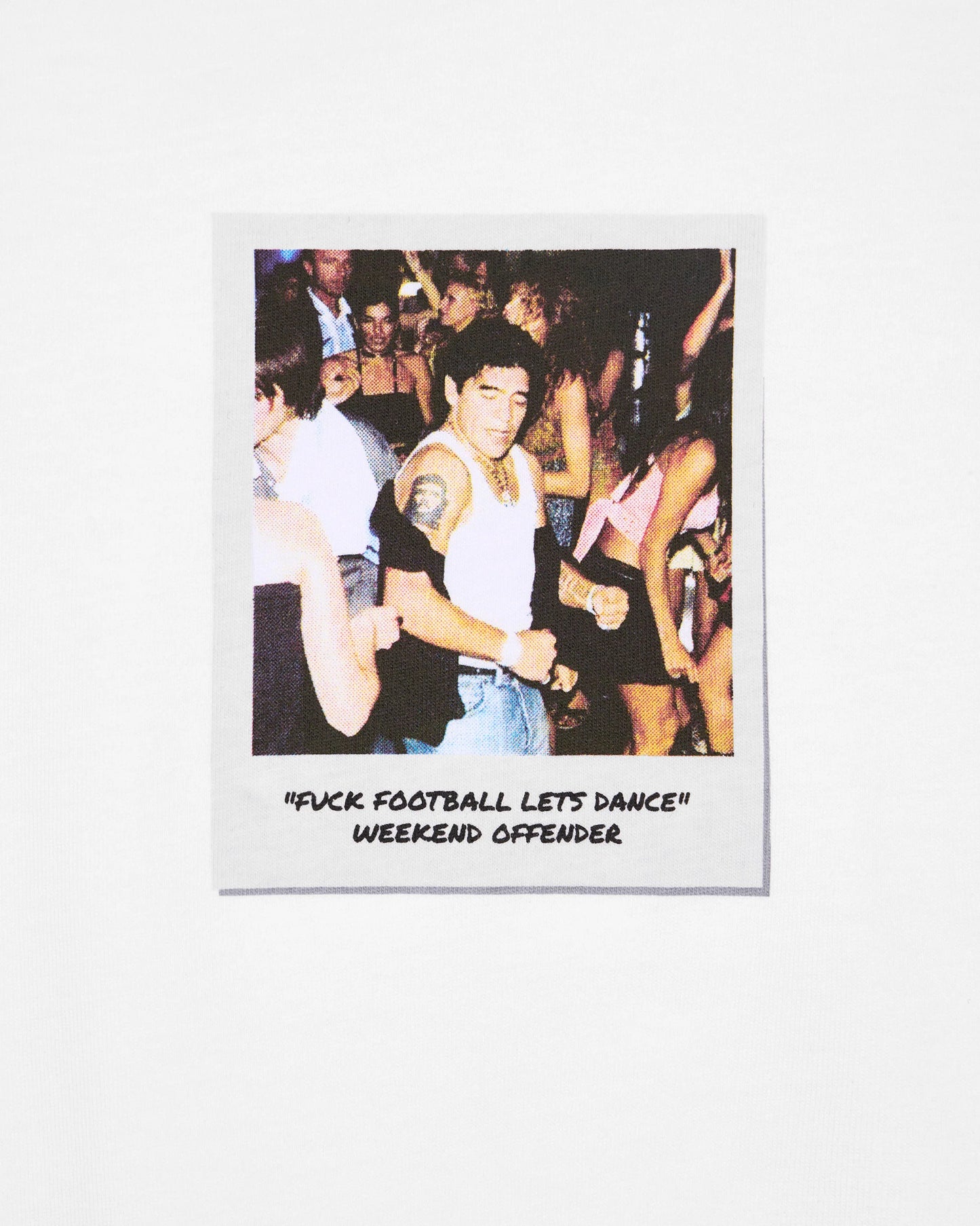 Weekend Offender - Lets Dance Graphic Tee - White
