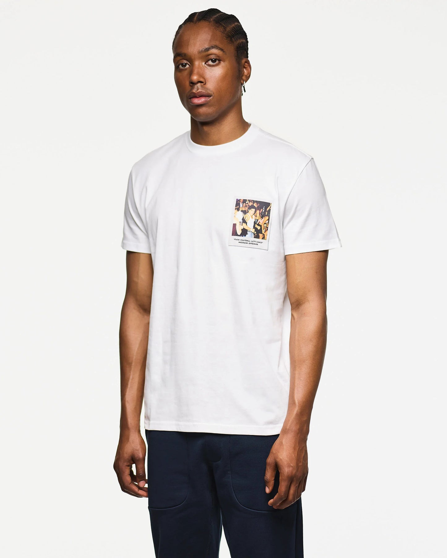 Weekend Offender - Lets Dance Graphic Tee - White