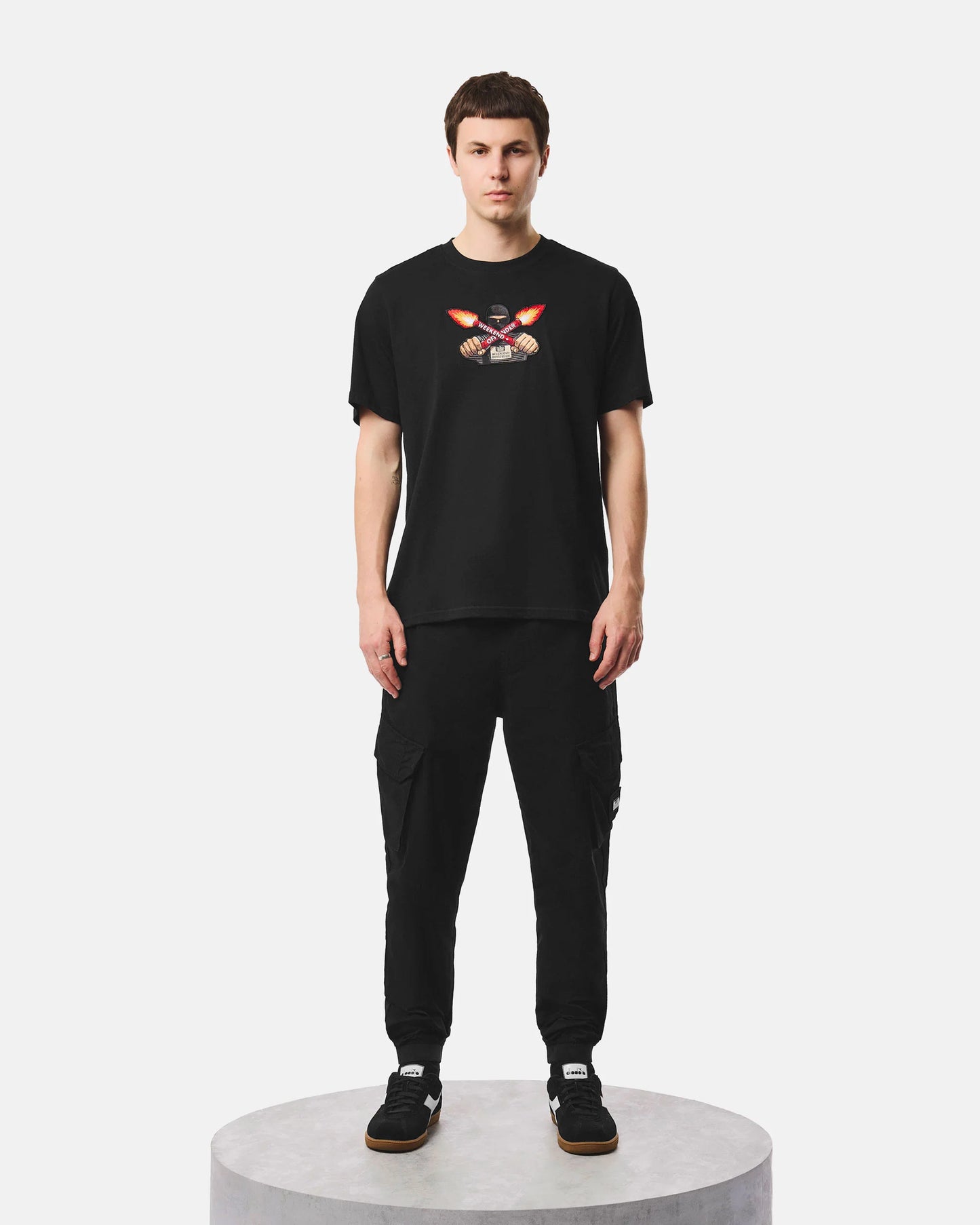Weekend Offender | Fulgar Graphic T-Shirt - Black