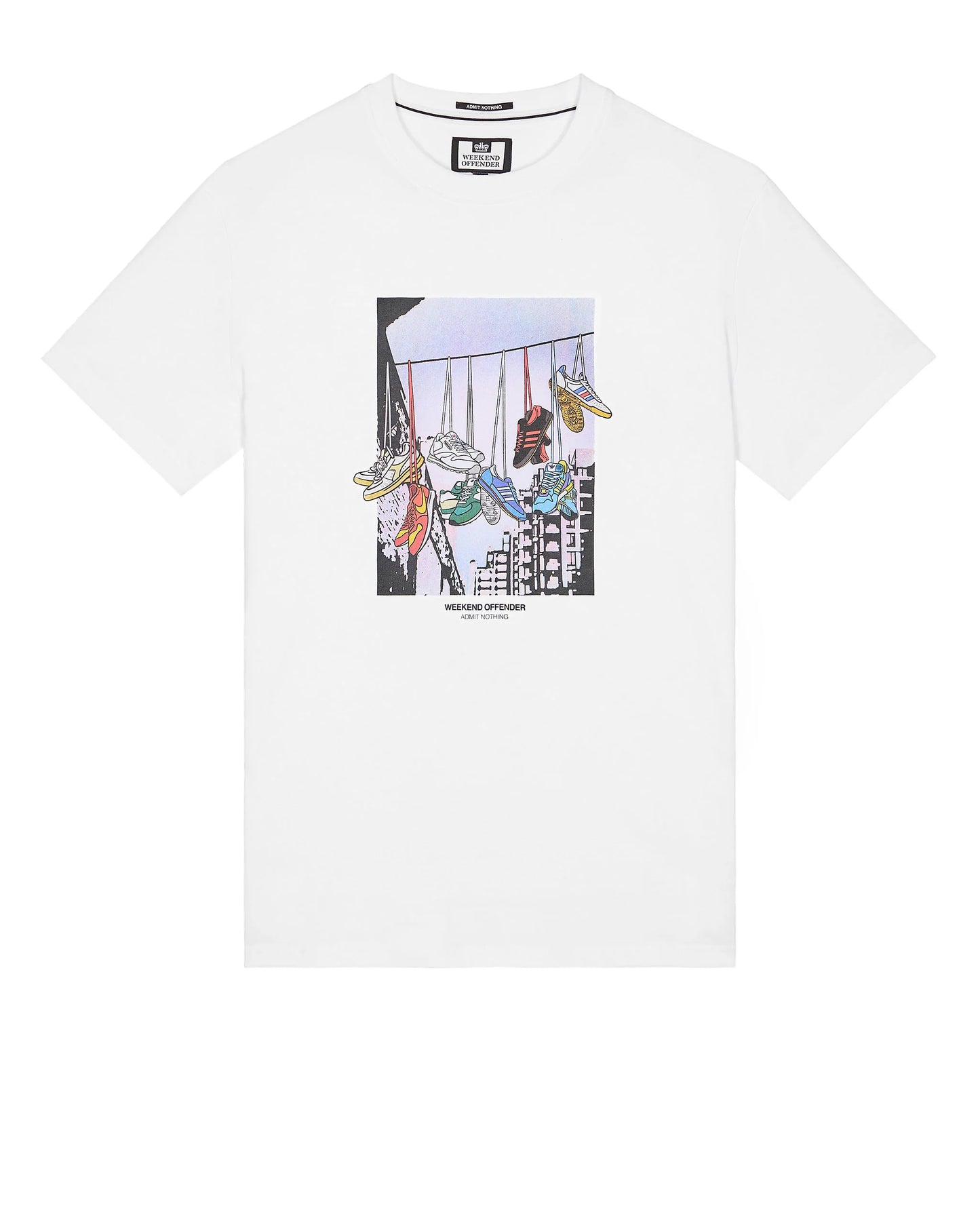 Weekend Offender - Turf Wars Graphic Tee - White