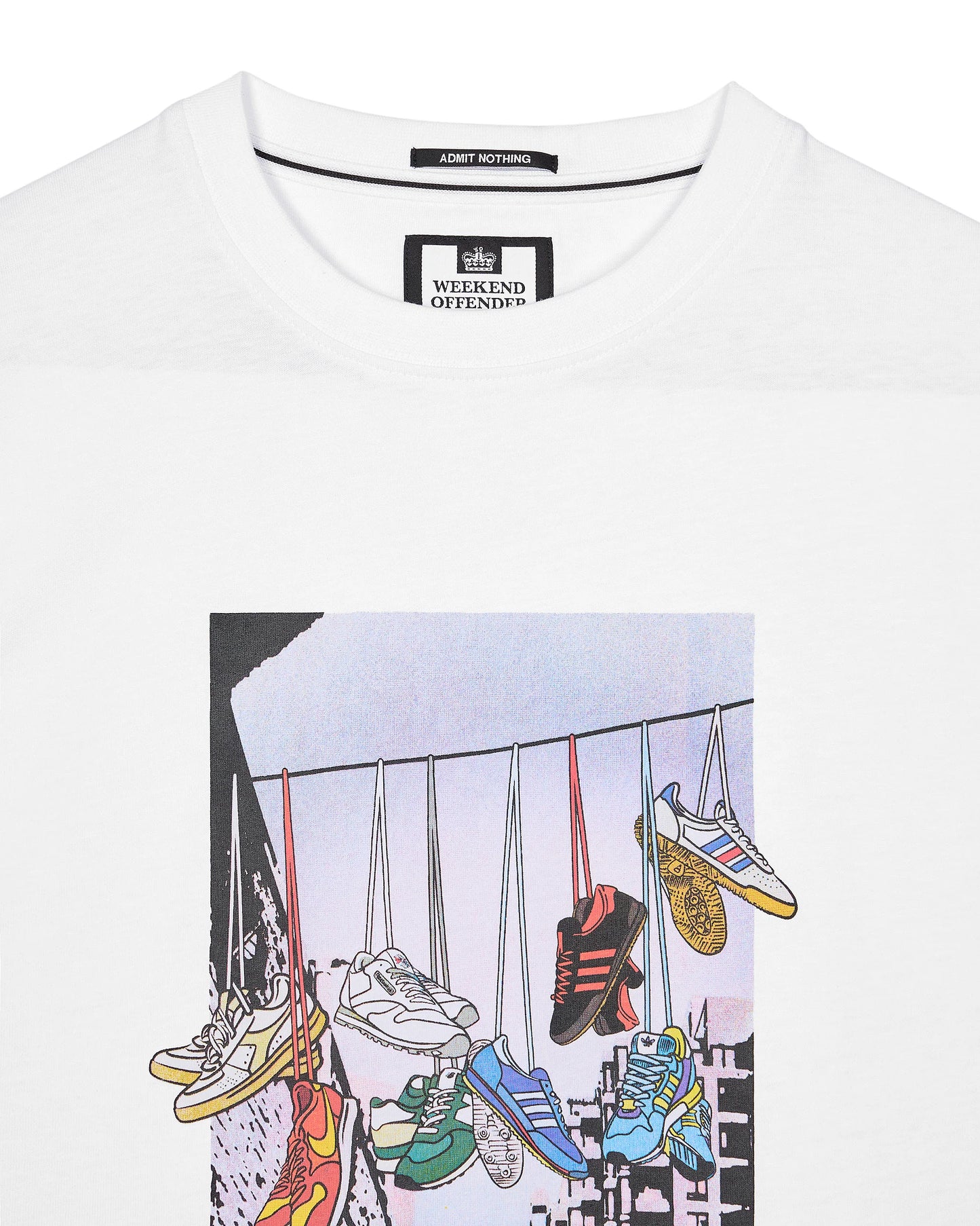 Weekend Offender - Turf Wars Graphic Tee - White