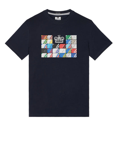 Weekend Offender - Alpha Graphic T-Shirt Navy