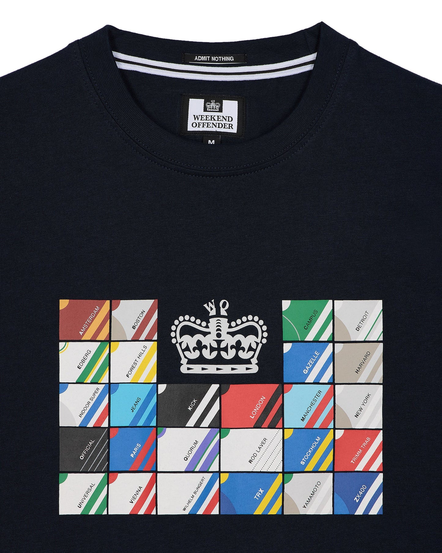 Weekend Offender - Alpha Graphic T-Shirt Navy