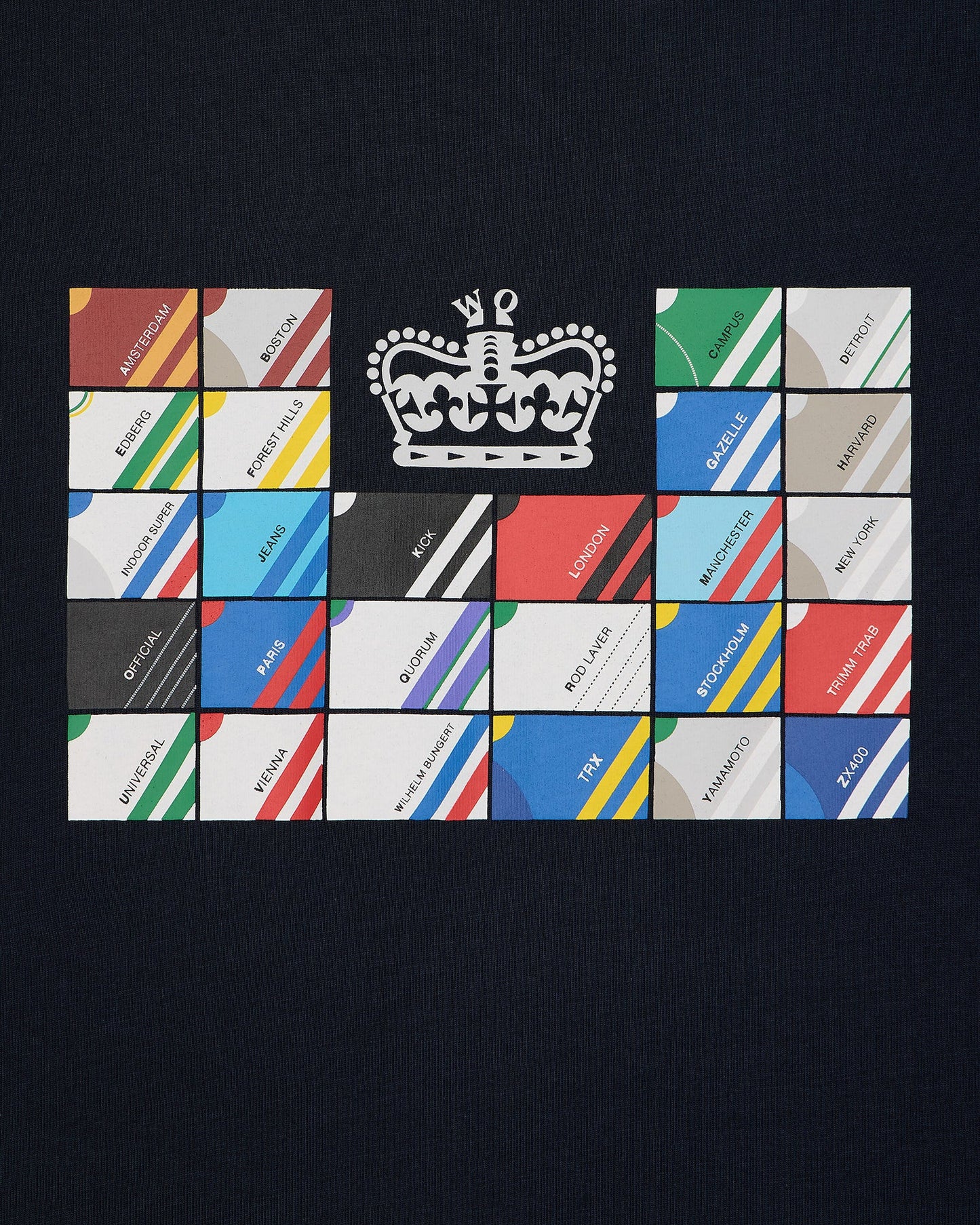 Weekend Offender - Alpha Graphic T-Shirt Navy