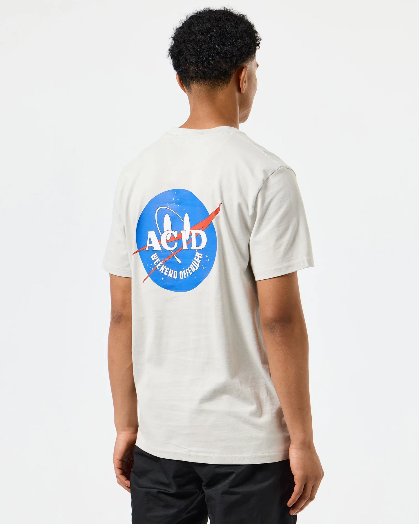 Weekend Offender - Nasa Graphic T-Shirt Arctic Rhino