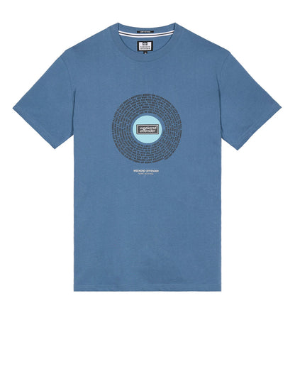 Weekend Offender - Supersonic Graphic T-Shirt Baltic Blue