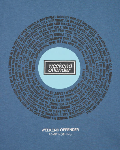 Weekend Offender - Supersonic Graphic T-Shirt Baltic Blue