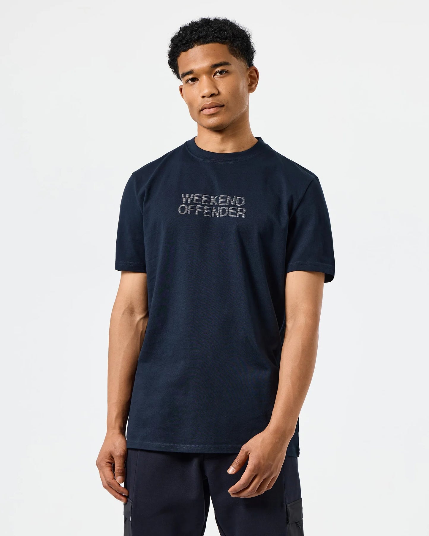 Weekend Offender - Bucci Graphic T-Shirt Navy