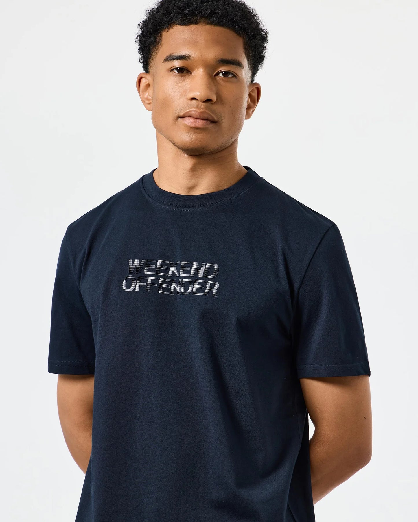 Weekend Offender - Bucci Graphic T-Shirt Navy